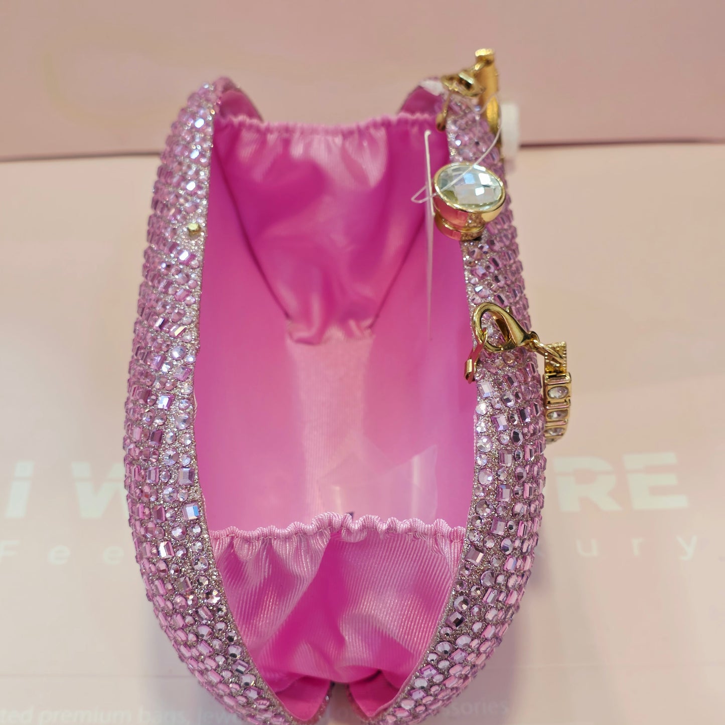 Sparkle & Shine: All Over Stone Work Party Clutch