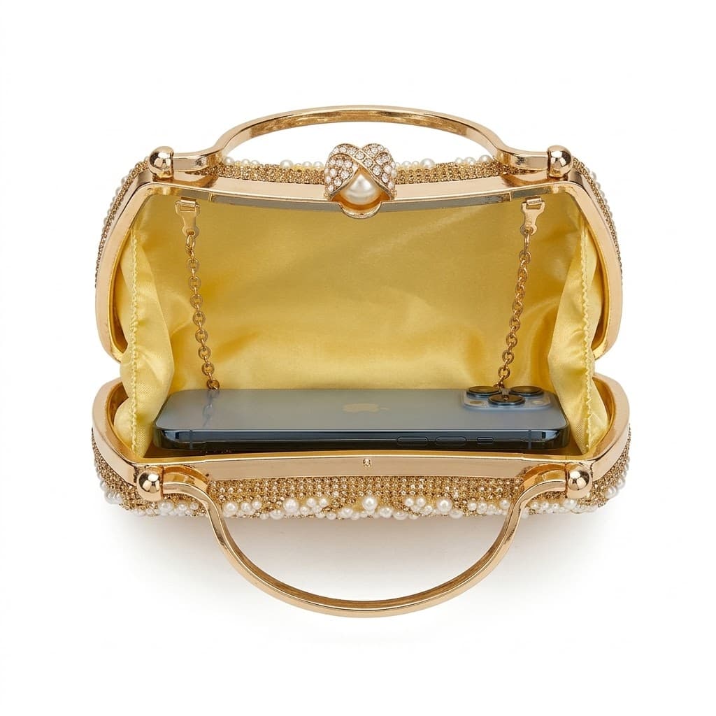 Pearl Clutch Bridal.