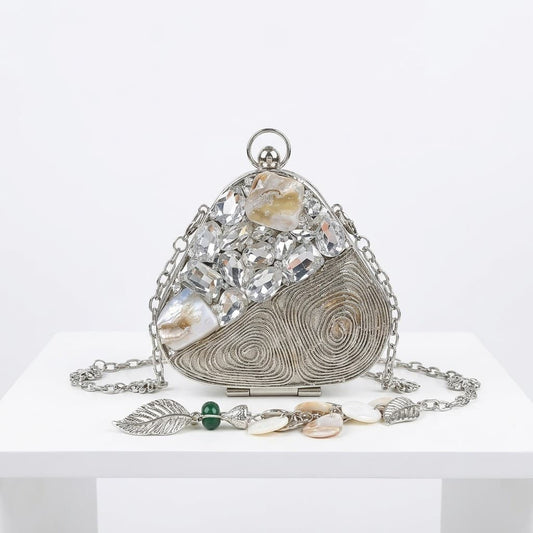 Heavy Indian Metal Bridal Clutch