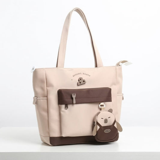 Korean Style Canvas Tote Bag