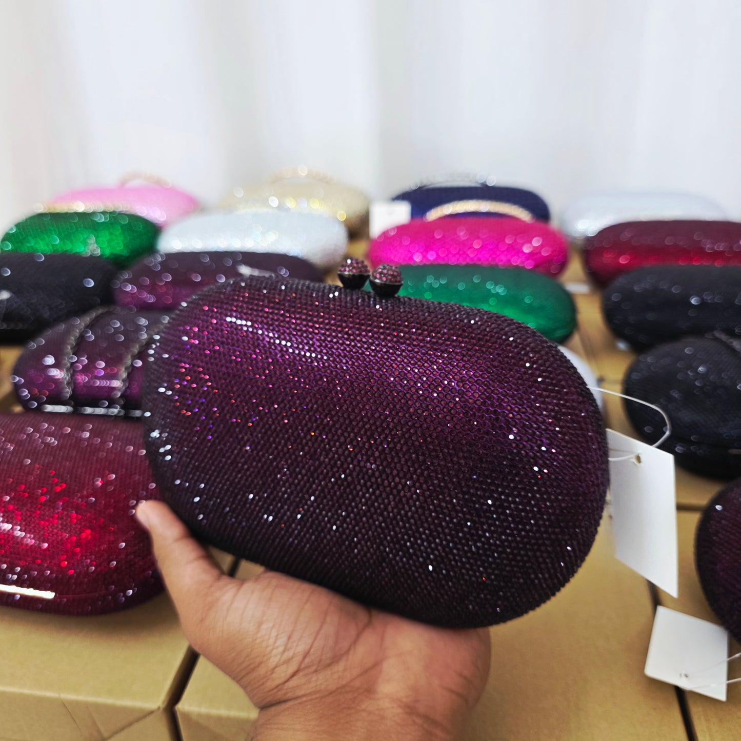 Rhinestone Evening Clutch