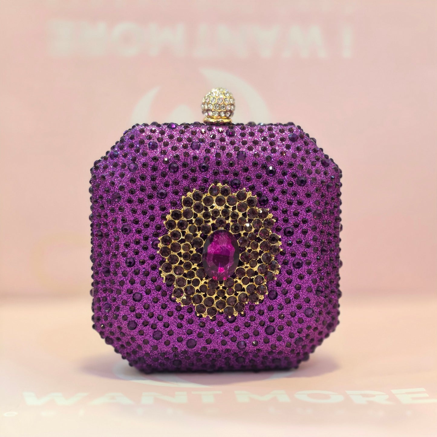Sparkle Crystal Box Clutch❤️