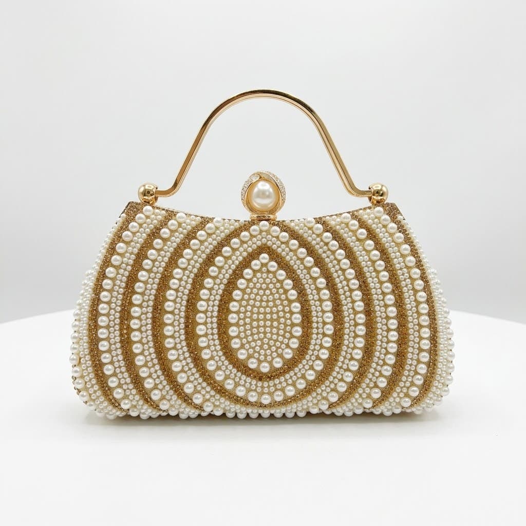 Pearl Clutch Bridal.