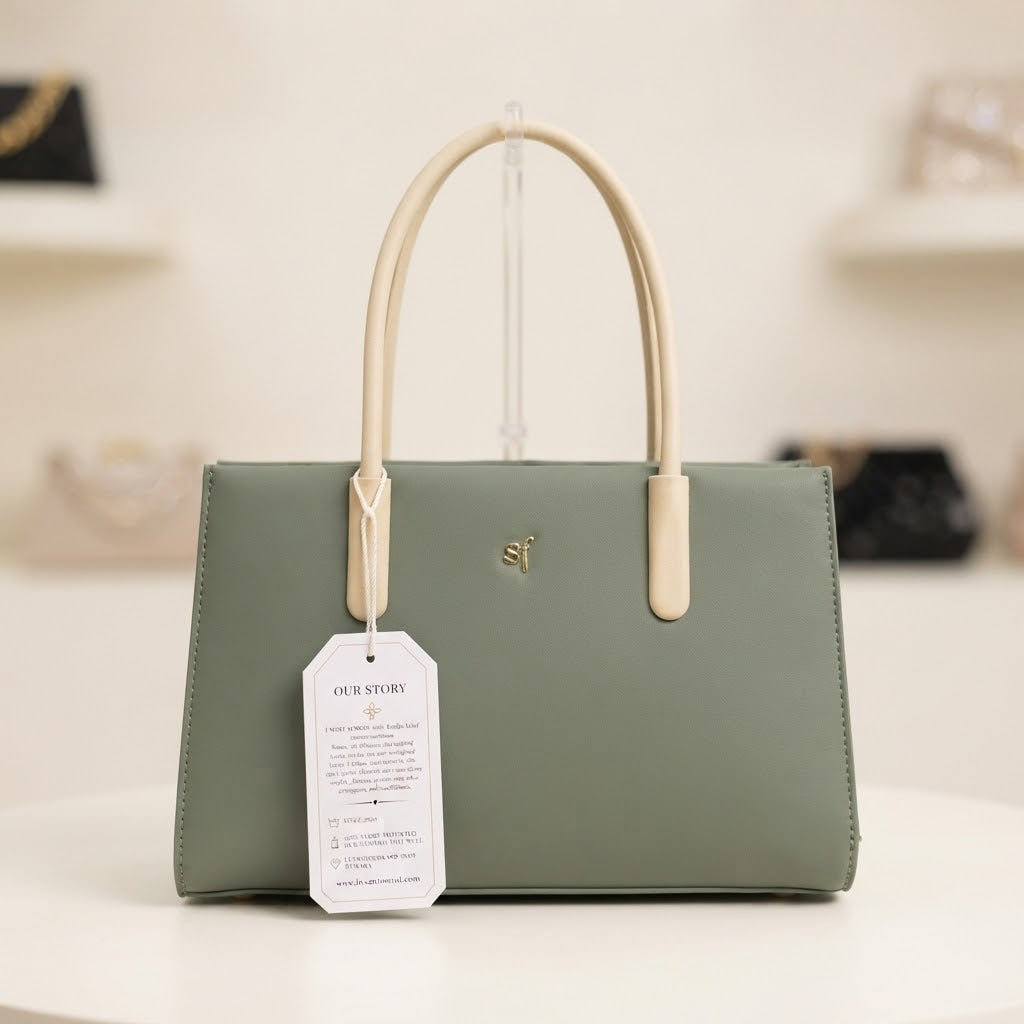 Elegant Dual-Tone Premium Handbag❤️
