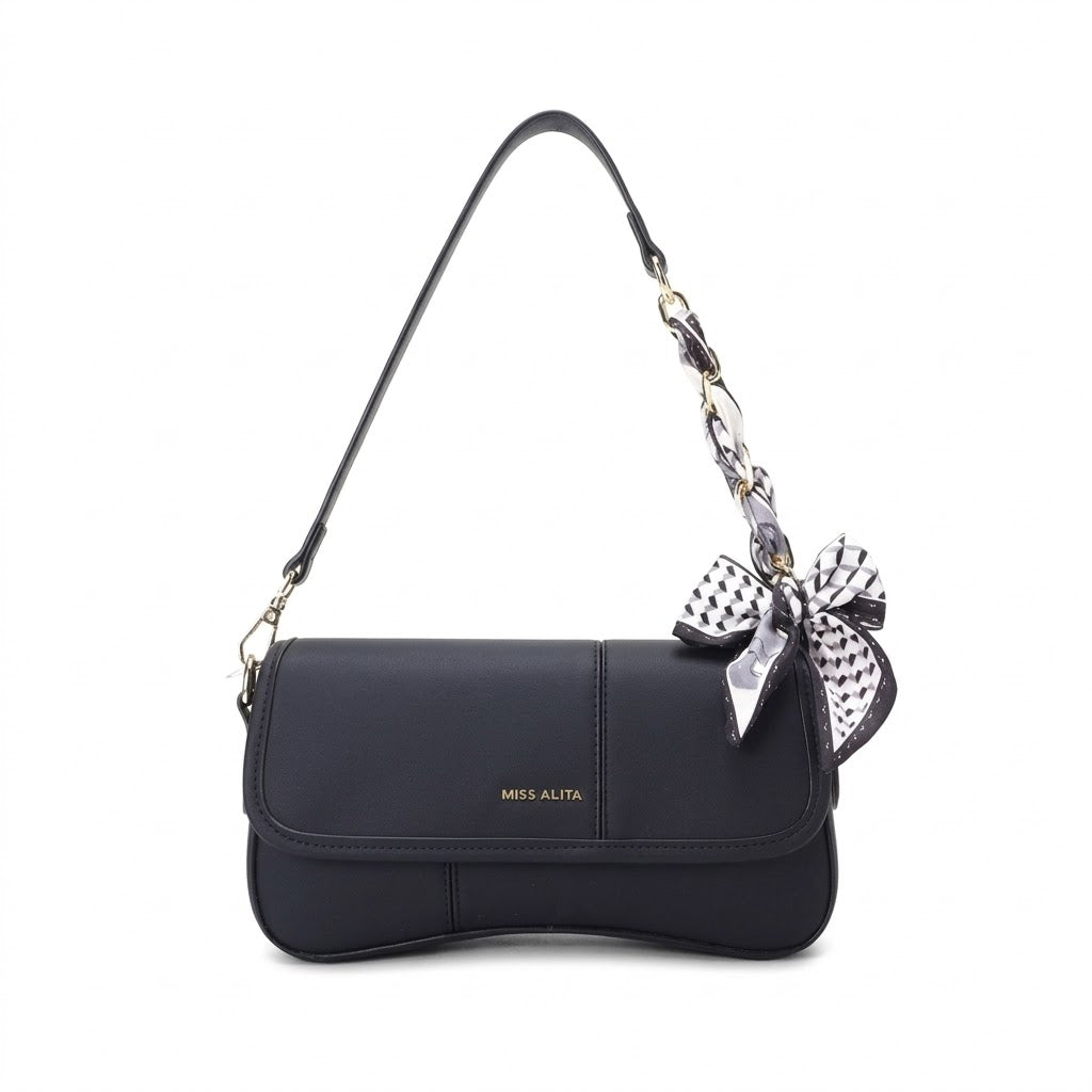 MISS ALITA Elegant Flap Shoulder Bag