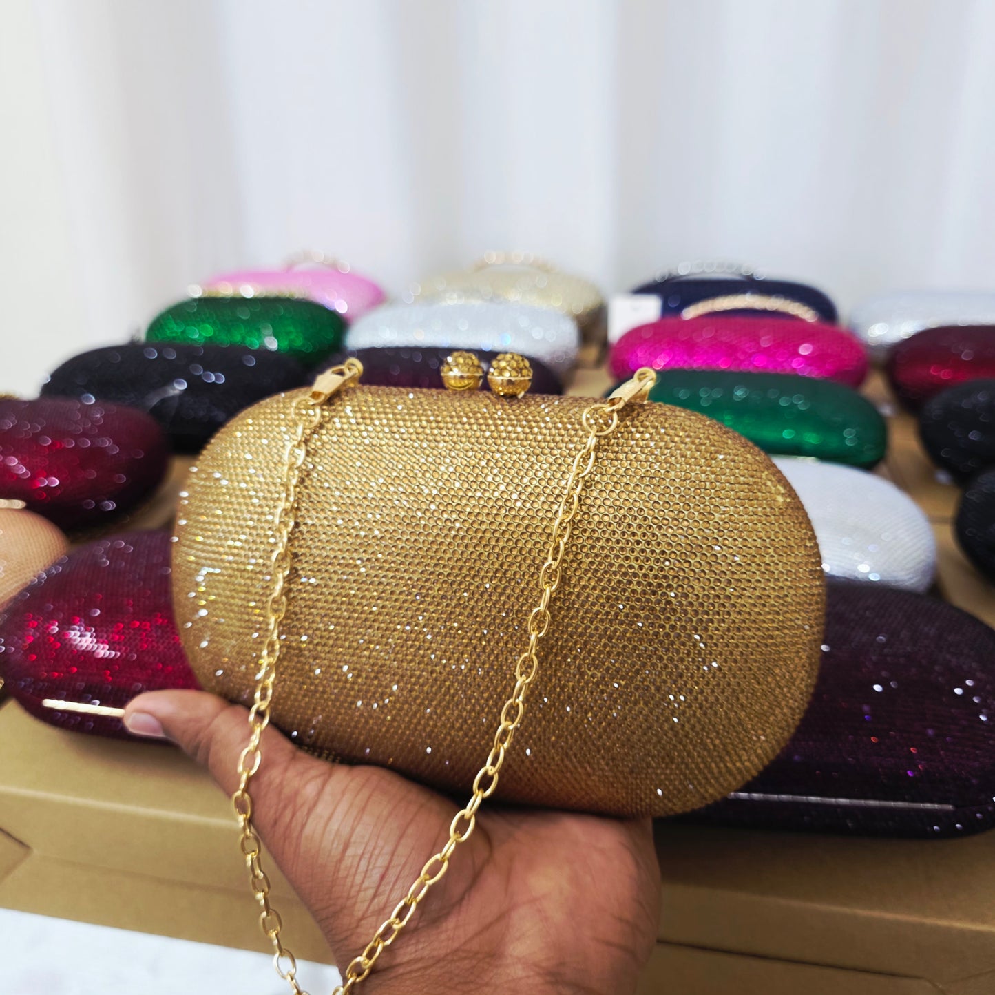 Rhinestone Evening Clutch
