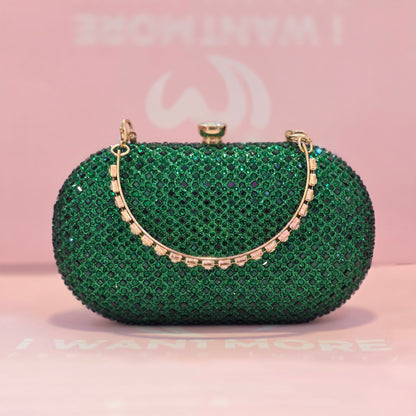 Sparkle & Shine: All Over Stone Work Party Clutch