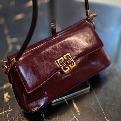 Chic Glossy Monogram Handbag