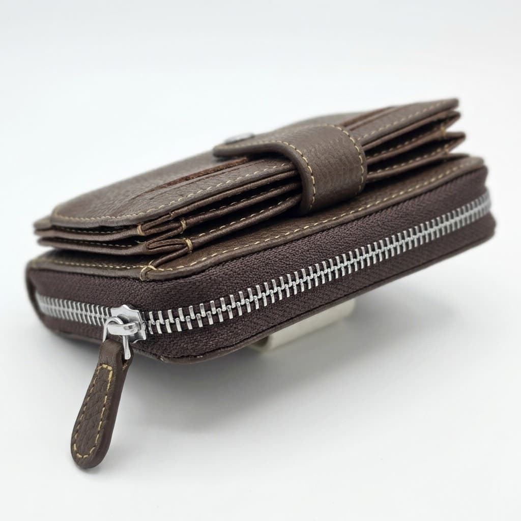 100% Genuine Cow Leather Mini Wallet