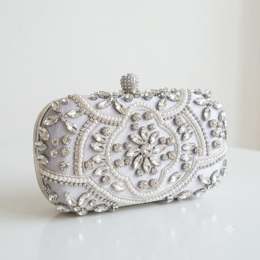 Luxury Embellished Crystal Clutch