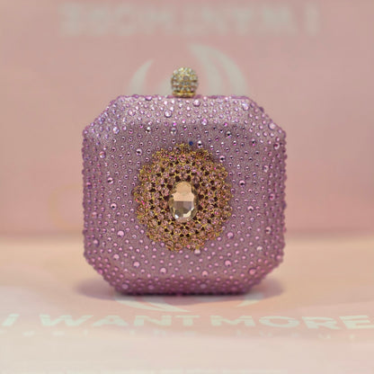 Sparkle Crystal Box Clutch❤️