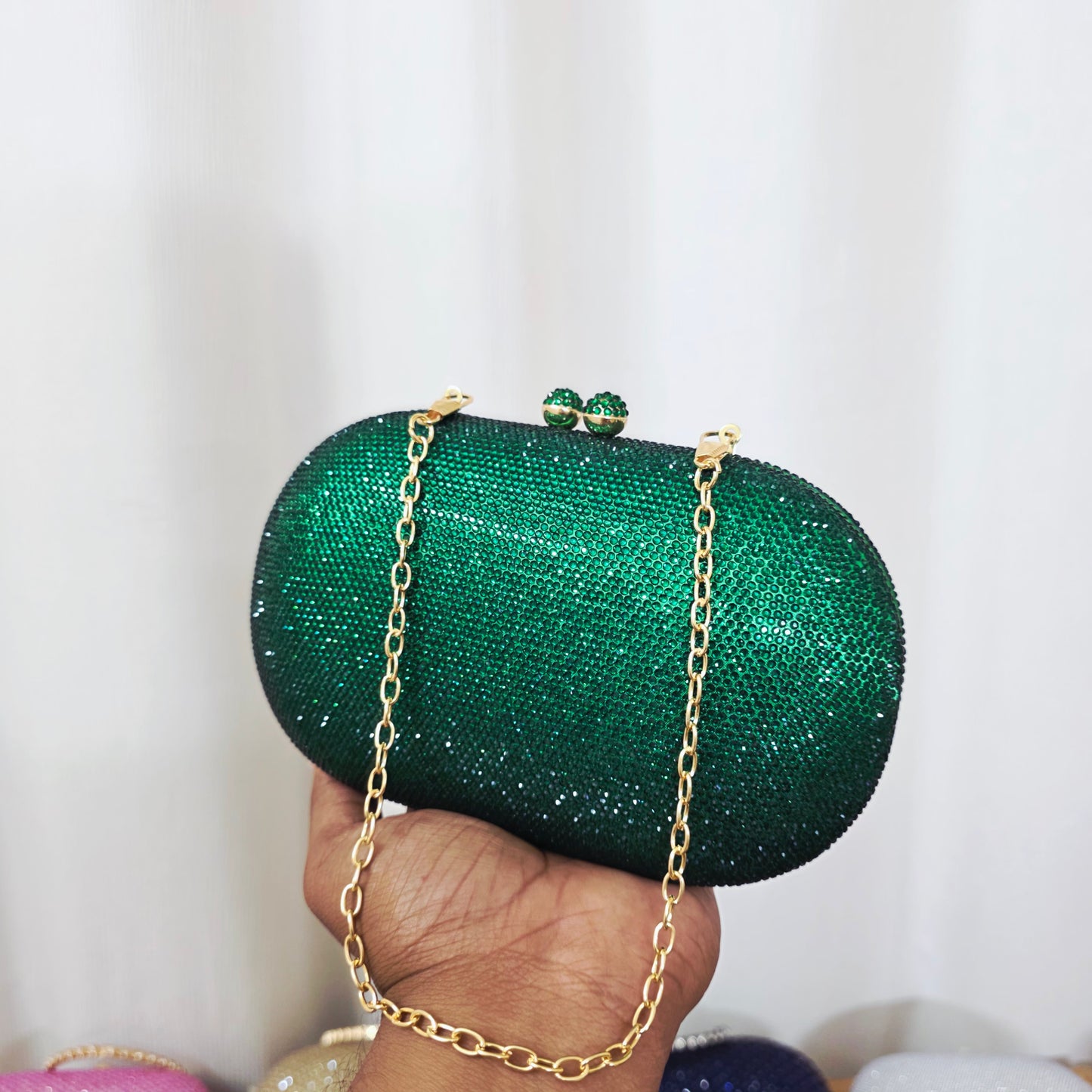 Rhinestone Evening Clutch