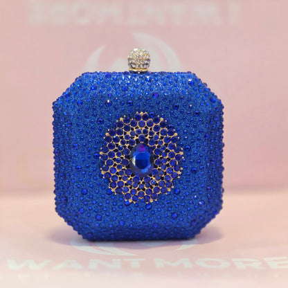 Sparkle Crystal Box Clutch❤️