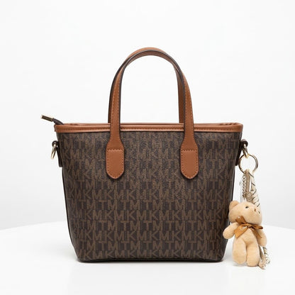 The Teddy Bear Monogram Bucket Bag