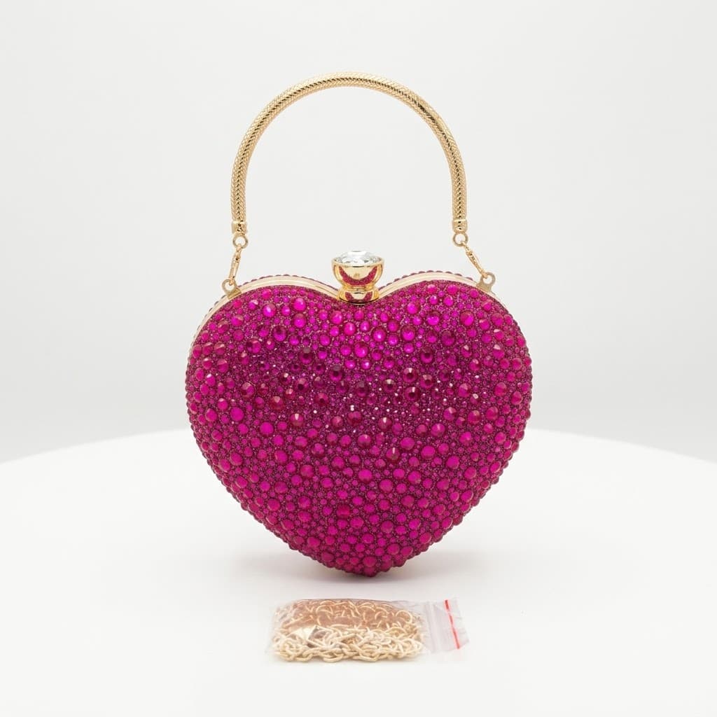 Heart Shape Clutch।Love Clutch