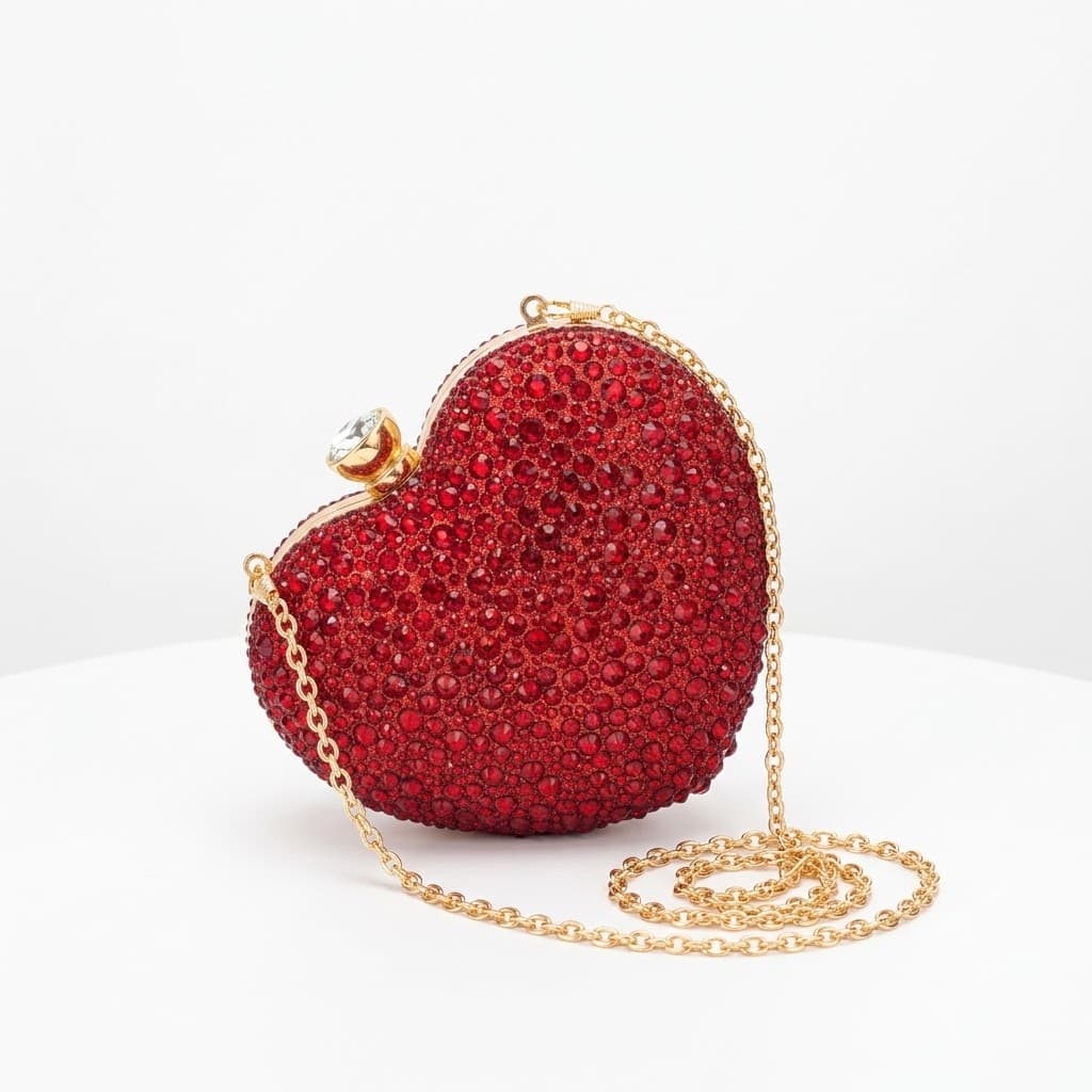 Heart Shape Clutch।Love Clutch