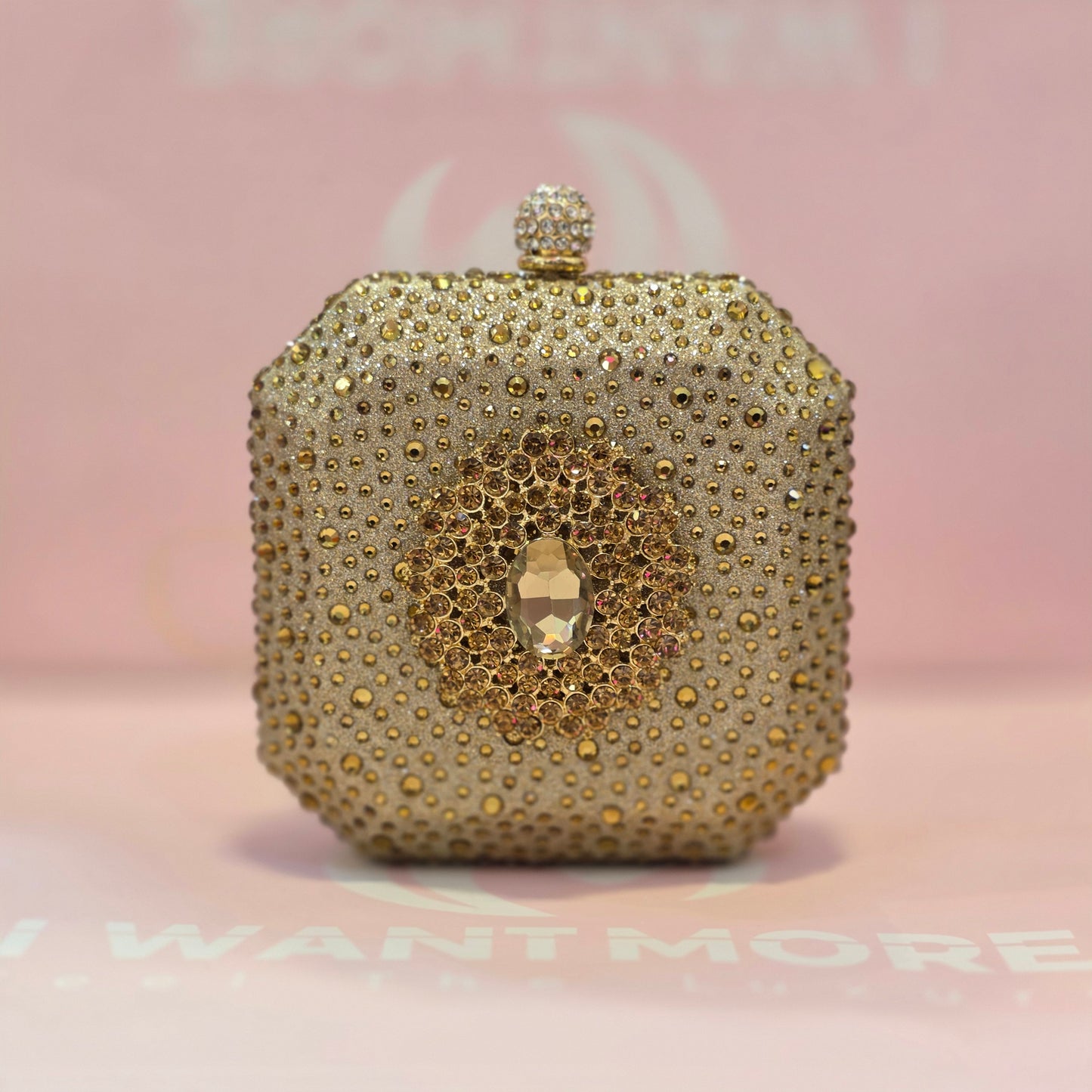 Sparkle Crystal Box Clutch❤️