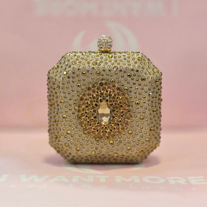 Sparkle Crystal Box Clutch❤️