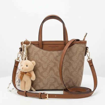 The Teddy Bear Monogram Bucket Bag
