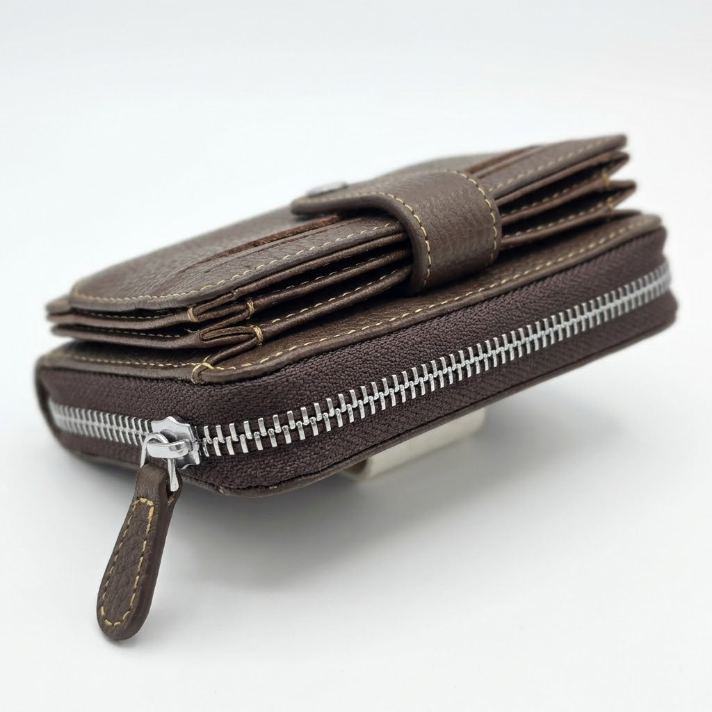 100% Genuine Cow Leather Mini Wallet