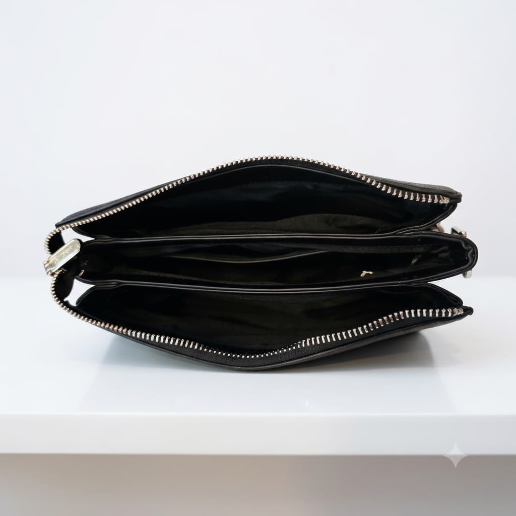 RANEDONA Multi-Compartment Chain Crossbody Bag