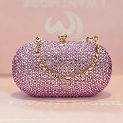 Sparkle & Shine: All Over Stone Work Party Clutch