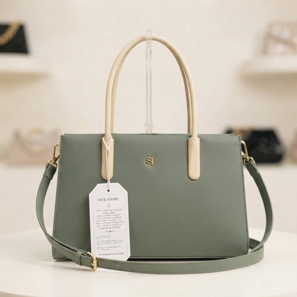 Elegant Dual-Tone Premium Handbag❤️