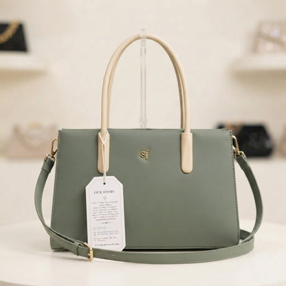 Elegant Dual-Tone Premium Handbag❤️