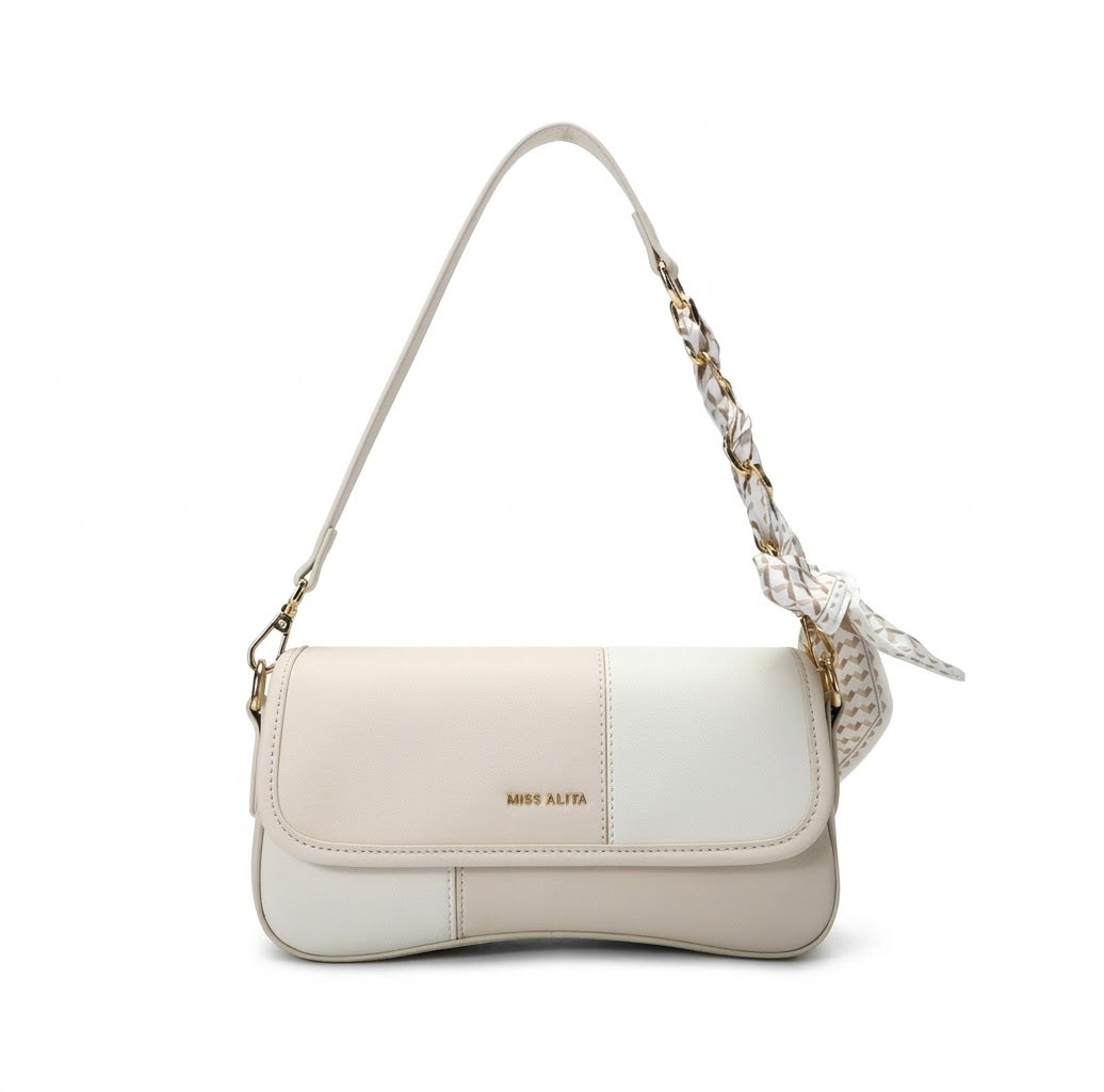 MISS ALITA Elegant Flap Shoulder Bag