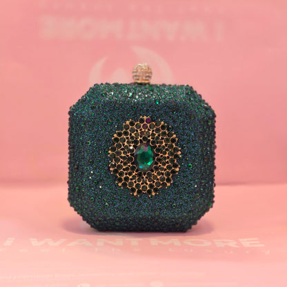 Sparkle Crystal Box Clutch❤️
