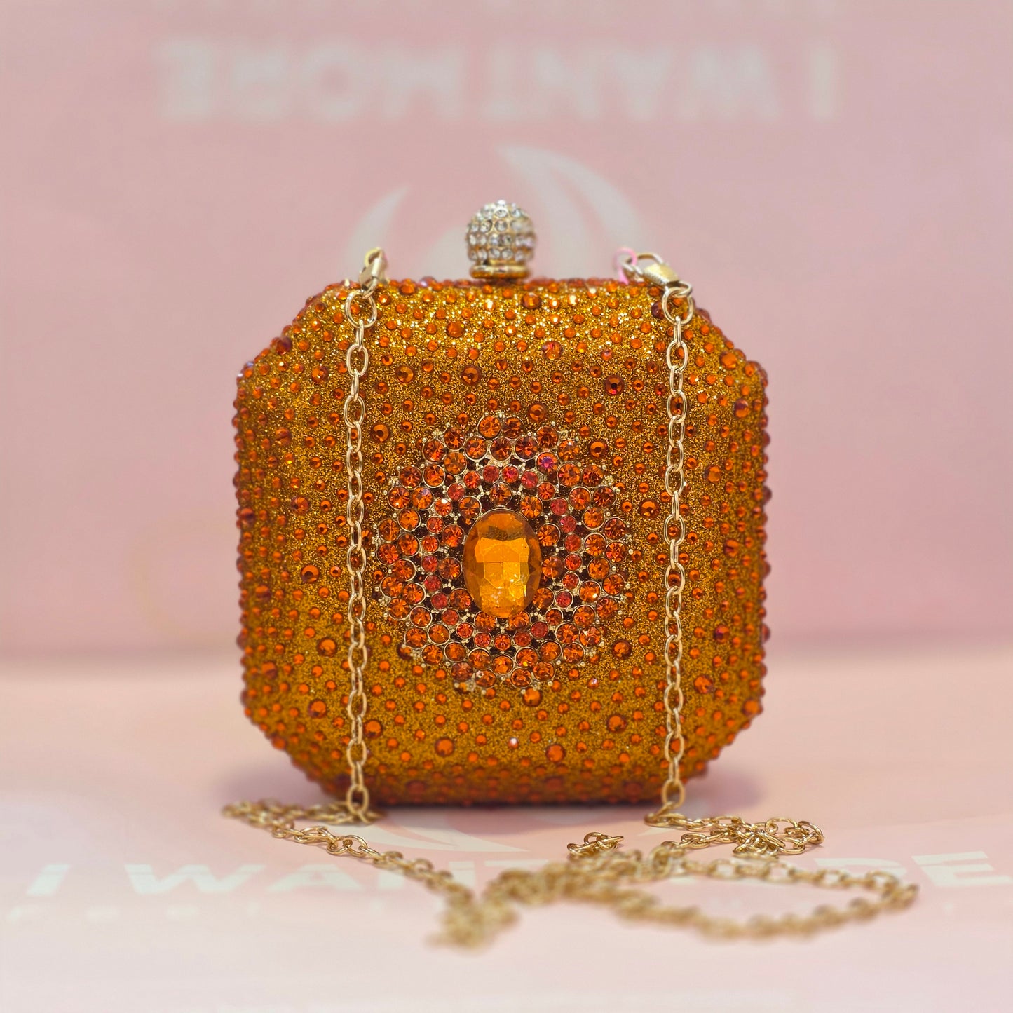 Sparkle Crystal Box Clutch❤️