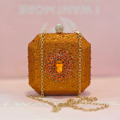 Sparkle Crystal Box Clutch❤️