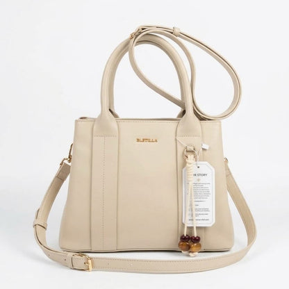BLETILLA Structured Top-Handle Handbag
