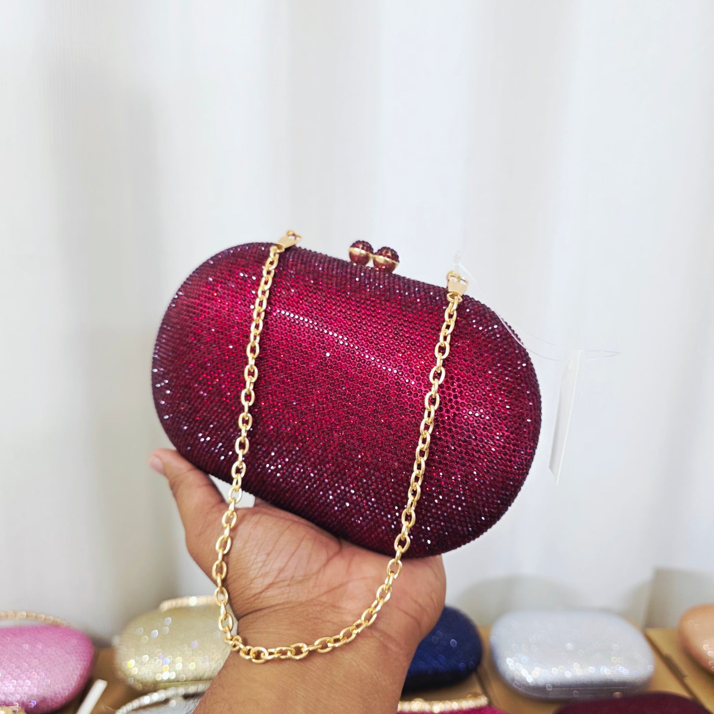 Rhinestone Evening Clutch