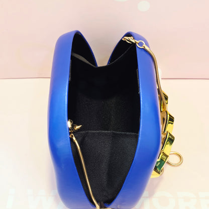 Golden Wave Designer Party Clutch Bag