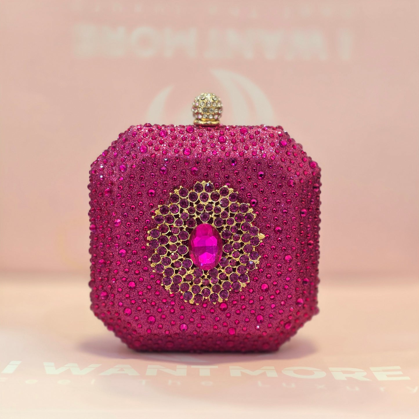 Sparkle Crystal Box Clutch❤️