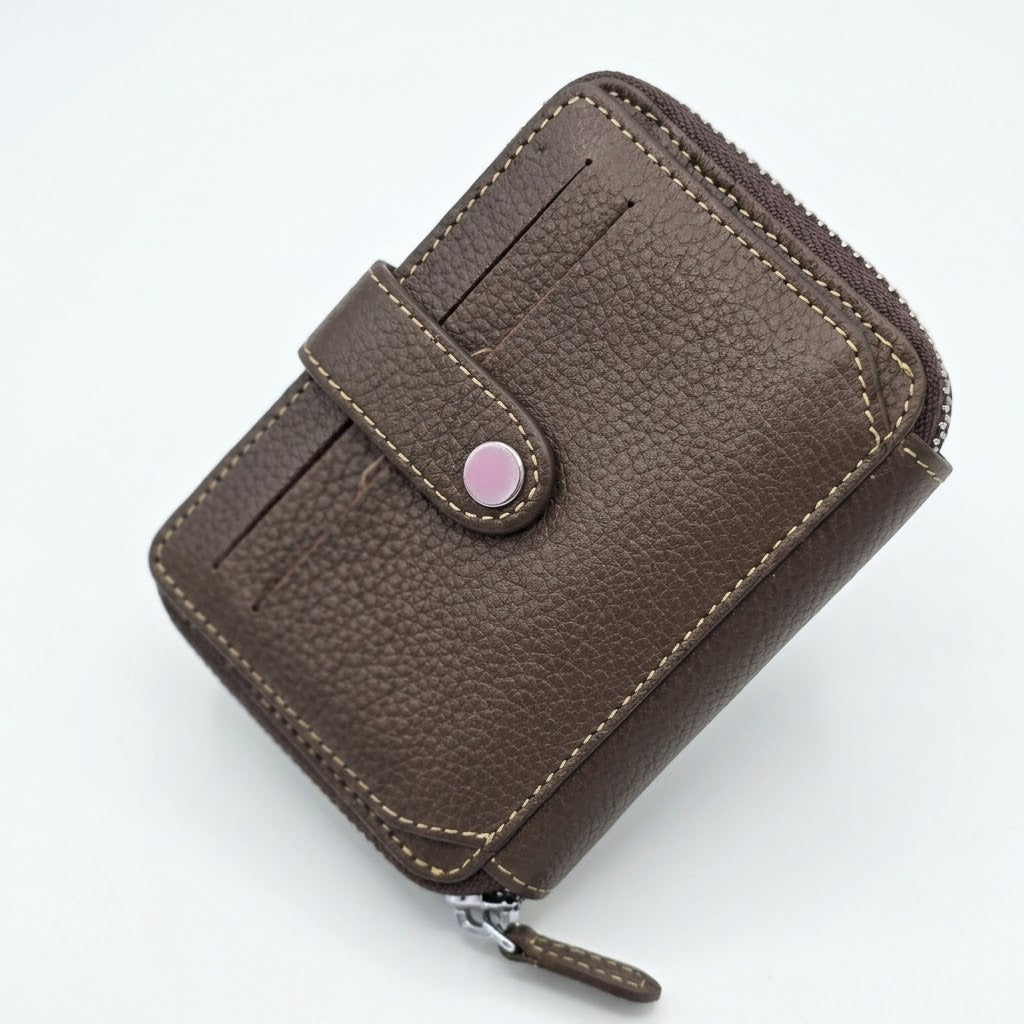 100% Genuine Cow Leather Mini Wallet