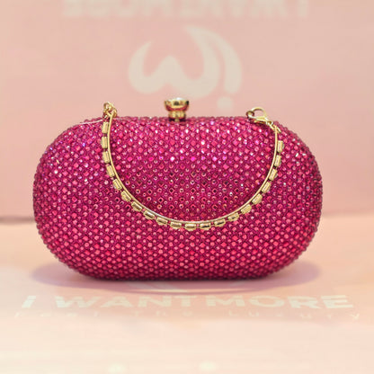 Sparkle & Shine: All Over Stone Work Party Clutch
