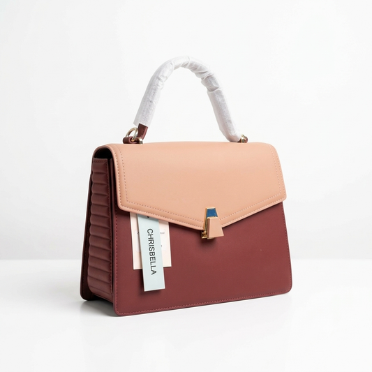 Authentic Chrisbella Top-Handle Flap Bag Set 0003