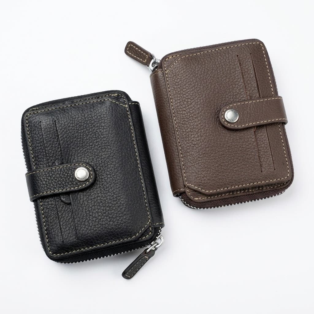 100% Genuine Cow Leather Mini Wallet