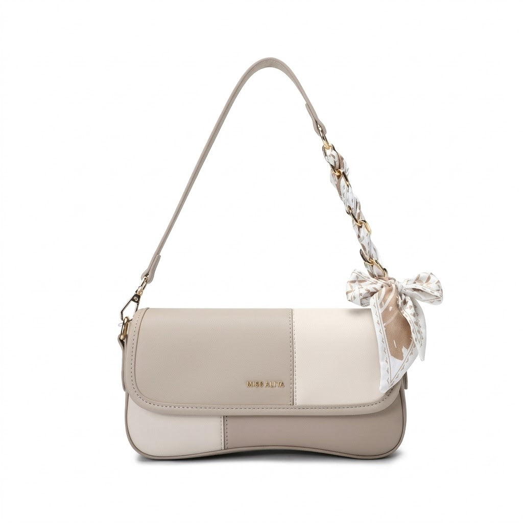 MISS ALITA Elegant Flap Shoulder Bag