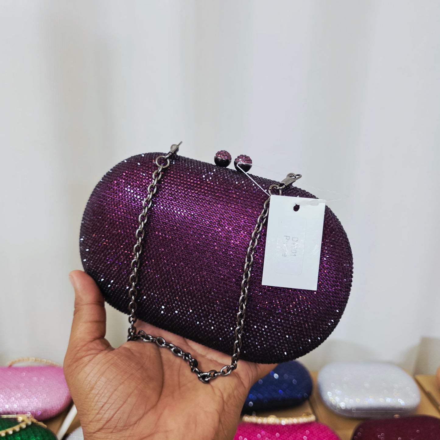 Rhinestone Evening Clutch