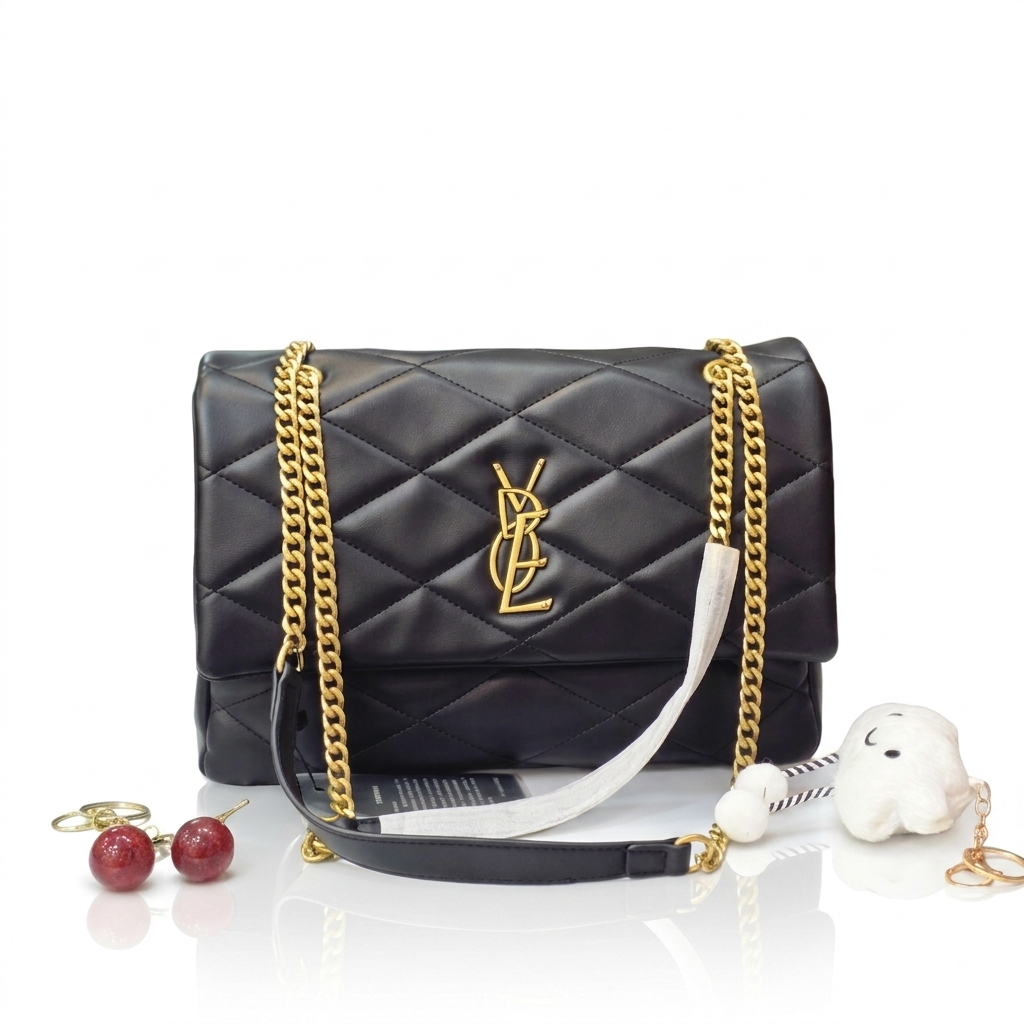 Sleek & Stylish Quilted Chain Shoulder Bag