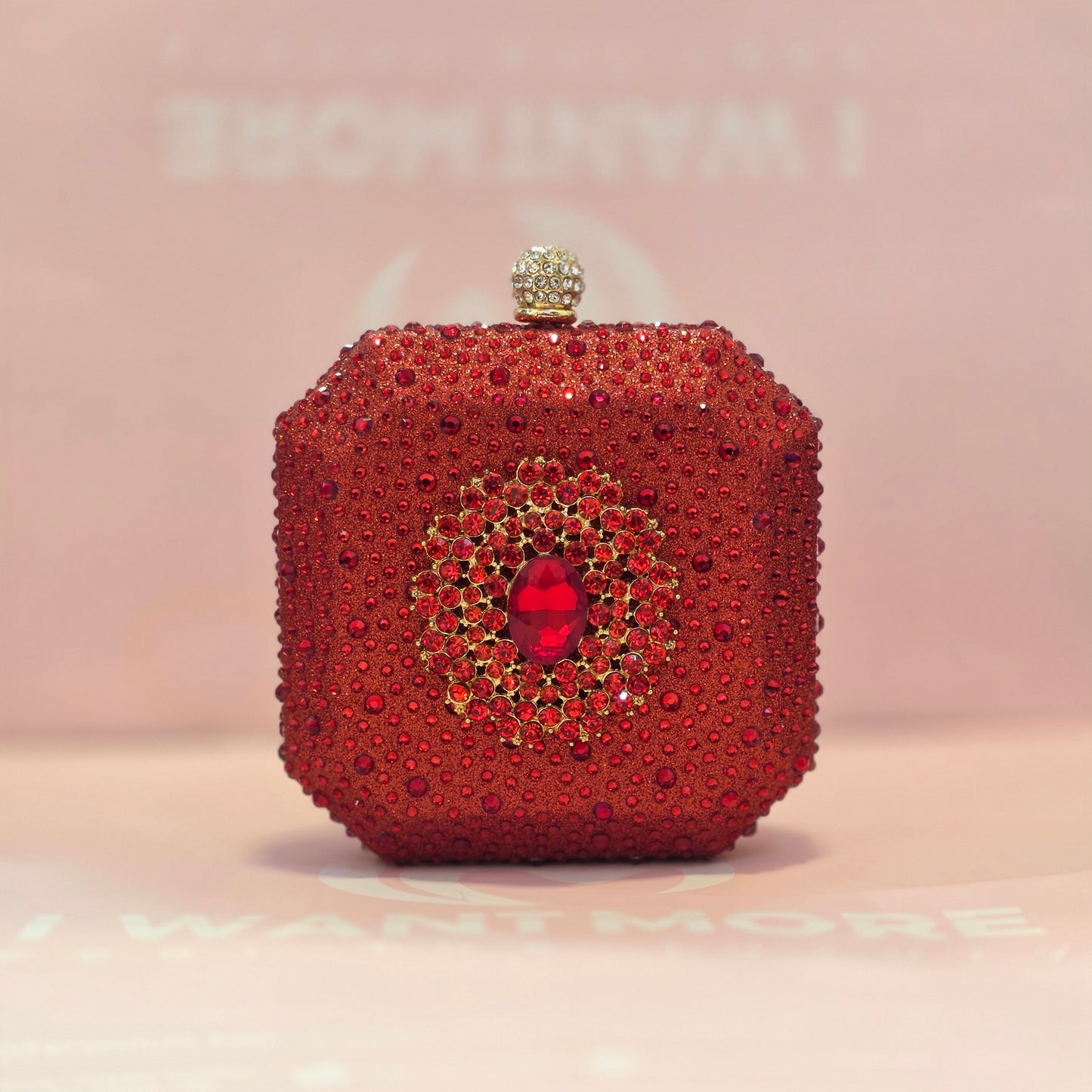 Sparkle Crystal Box Clutch❤️