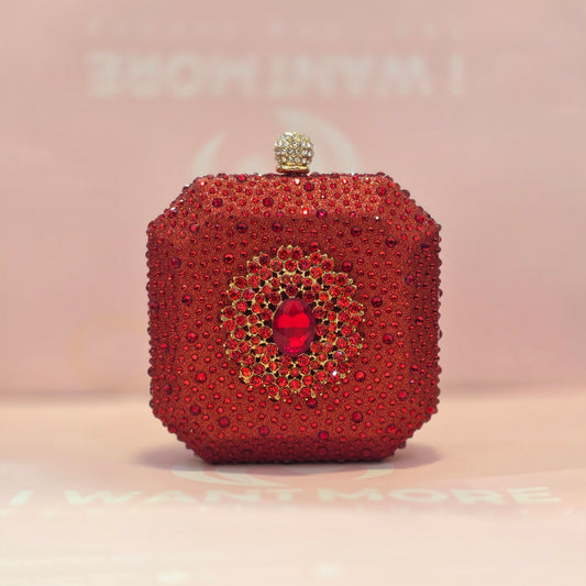 Sparkle Crystal Box Clutch❤️