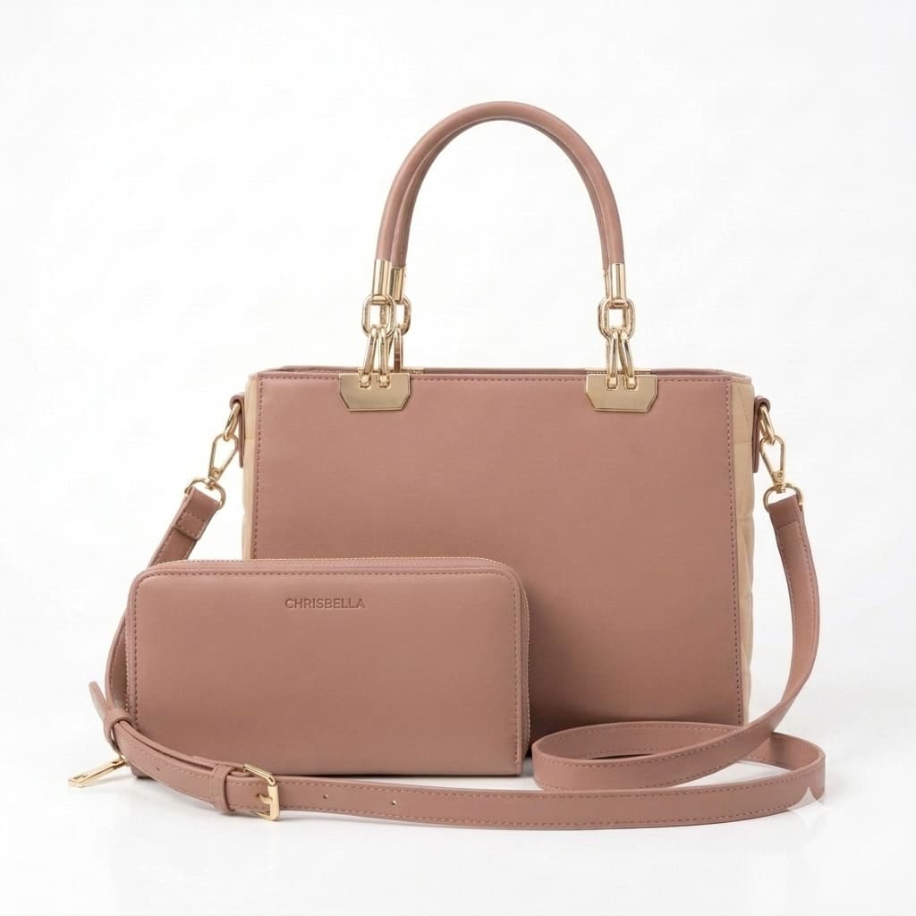 Chrisbella Zipper Compartment Handbag