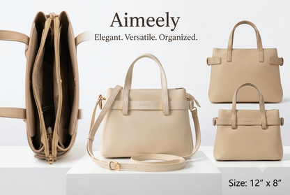 Authentic Aimeely Top-Handle & Crossbody Bag