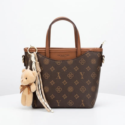 The Teddy Bear Monogram Bucket Bag