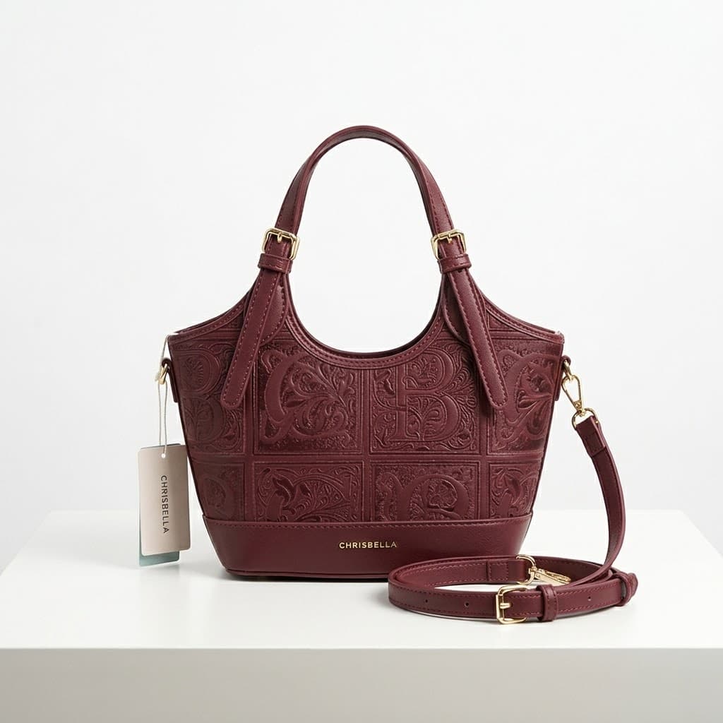 Chrisbella Hand bag with box packaging