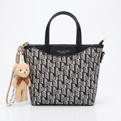 The Teddy Bear Monogram Bucket Bag